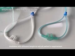 Curved Nasal Cannula Tube Oxygen Lumen Medical Grade Respiratory