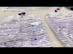 How often should a urinary drainage bag be changed?