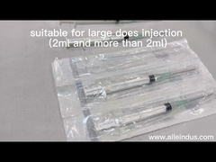How do you use an auto lock syringe?