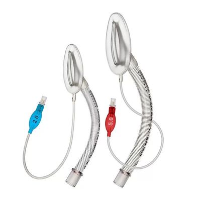 خرید ماسک یکبار مصرف لارنگیال تقویت شده راه هوایی LMA درجه پزشکی سیلیکون مانف لوله PVC شفاف با سیم فولادی کلاس II مواد مخدر مصرفی ساخت آنلاین