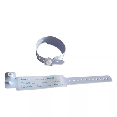 خرید پی وی سی Medical ID Wristband مواد مصرفی پزشکی راحت یکبار مصرف قابل دوام و مقاوم در برابر آب ساخت آنلاین