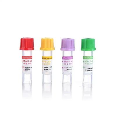 کیفیت  Micro Disposable Vacuum Blood Collection Tubes PP blood collection tubes for cell detection کارخانه