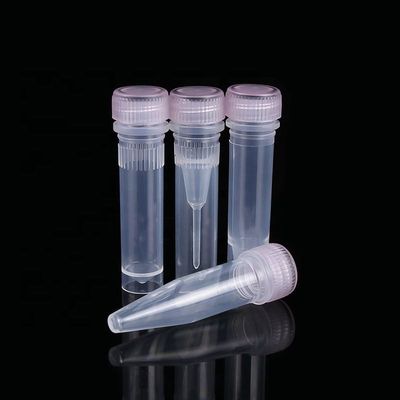 کیفیت  1.5ml Conical Bottom Microcentrifuge Tube Sample Tube With Screw Hat کارخانه