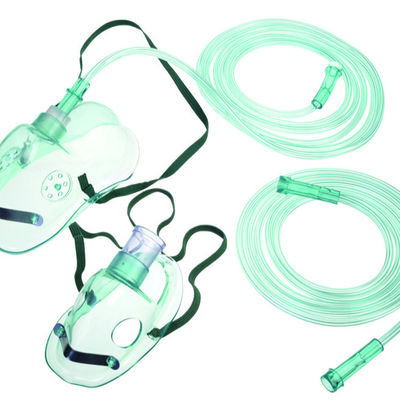 خرید ماسک صورت تنفسی 2 متری متوسط ماسک اکسیژن شفاف PVC کودکان ساخت آنلاین