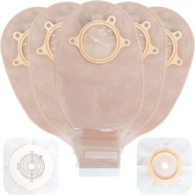خرید Sterile Leakproof Comfortable Two-Piece Ostomy Bag with Opening for Easy Drainage ساخت آنلاین