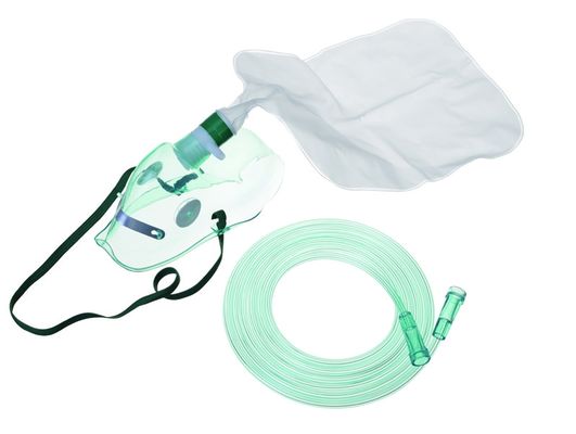 خرید ماسک شفاف کیسه ای مخزن سبز و غیر احیا کننده PVC Non Rebreather Bag ساخت آنلاین