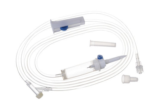 قیمت مناسب قطرات 20 درجه پزشکی شفاف PVC یکبار مصرف IV با پورت تزریق Y آنلاین
