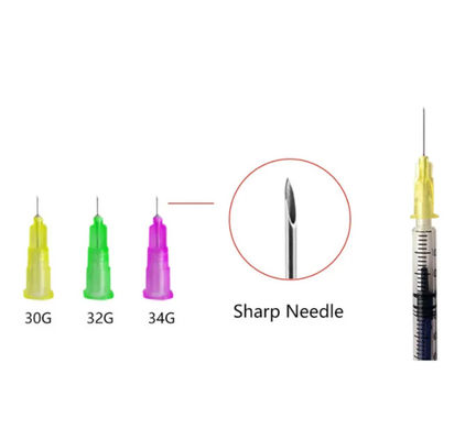 قیمت مناسب سوزن های زیبایی 34G 1.5MM 1.2MM سوزن های پزشکی کوچک برای تزریق آنلاین