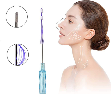 قیمت مناسب رشته لیفتینگ زیبایی PDO 23G 38mm 60mm برای محکم کردن صورت آنلاین