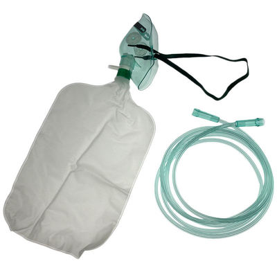 قیمت مناسب ماسک اکسیژن ضد تنفسی نرم پی وی سی درجه پزشکی با کیسه مخزن 1 لیتر و لوله های ستاره ای برای اکسیژن درمانی با غلظت بالا آنلاین