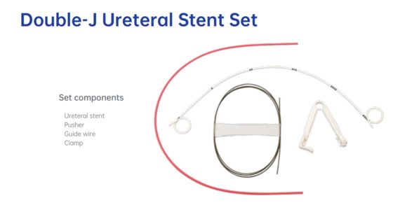 قیمت مناسب Medical-Grade Double J Ureteral Stent Set – Class II PVC with 22mm-26mm Length for Optimal Urinary Healing آنلاین