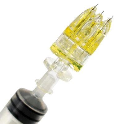 قیمت مناسب استریل 5 پین تنظیم شده طول سوزن کریستال Multi Injector Meso Needle برای سالن زیبایی آنلاین