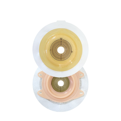 قیمت مناسب موانع پوستی دو قطعه کیسه های استومی OEM برش CE Max 45mm استومی منحنی پایه پلاکت کولستومی فلنج برای استوما آنلاین