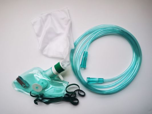 قیمت مناسب PVC Non Rebreather Bag بینی ISO13485 مخزن اکسیژن آنلاین