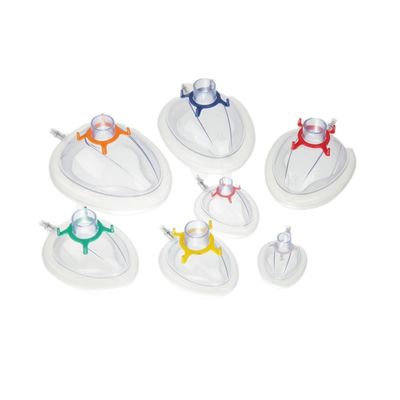 قیمت مناسب ماسک صورت بی حسی ISO13485 ماسک بالشتک هوا رنگی دستگاه های راه هوایی بیهوشی آنلاین